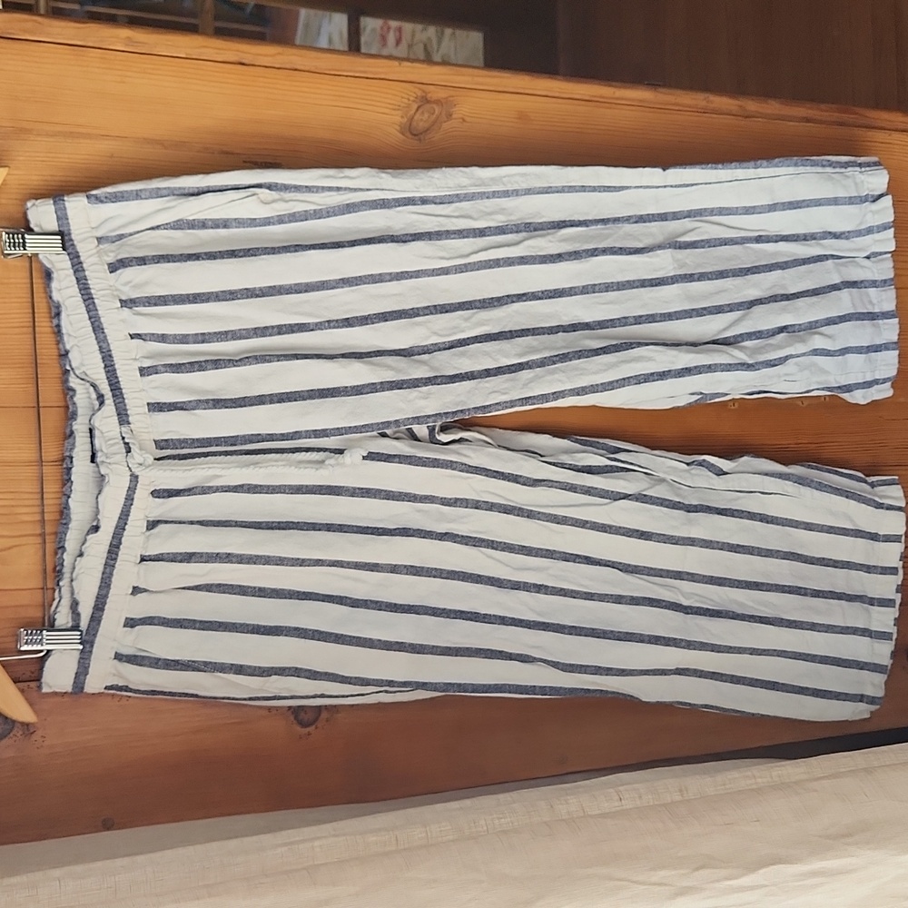 J. Crew Navy and White Striped Garment - Picture 4 of 5